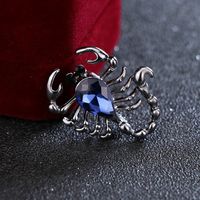 Fashion Scorpion Alloy Plating Artificial Crystal Unisex Brooches main image 5