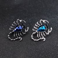 Fashion Scorpion Alloy Plating Artificial Crystal Unisex Brooches main image 4