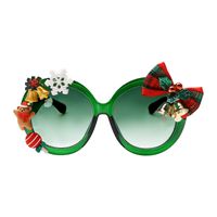 Fashion Bow Knot Bell Pc Round Frame Patchwork Full Frame Women's Sunglasses main image 2