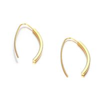 1 Paire Style Simple Forme En U Placage Acier Inoxydable Des Boucles D'oreilles sku image 3