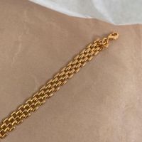 Fashion Geometric Copper Gold Plated Necklace main image 4