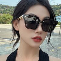 Elegant Color Block Leopard Pc Square Full Frame Women's Sunglasses main image 4