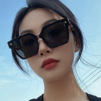 Elegant Color Block Leopard Pc Square Full Frame Women's Sunglasses main image 3