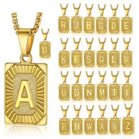 Fashion Letter Stainless Steel Plating Pendant Necklace 1 Piece main image 2