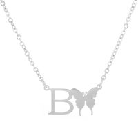 Fashion Butterfly Alloy Plating Zircon Women's Necklace main image 3
