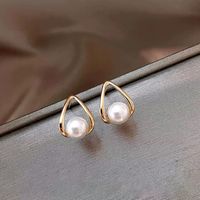 Fashion Geometric Alloy Plating Opal Women's Earrings 1 Pair sku image 7