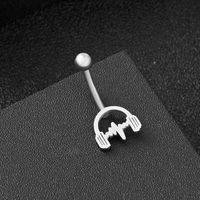 Fashion Flower Stainless Steel Belly Ring 1 Piece sku image 6