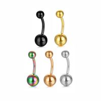 Ethnic Style Geometric Stainless Steel Plating Belly Ring 1 Piece main image 1