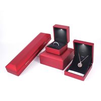 New Style Led Lighted Storage Box Plastic Jewelry Case sku image 6