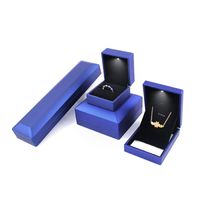 New Style Led Lighted Storage Box Plastic Jewelry Case sku image 13