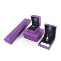 New Style Led Lighted Storage Box Plastic Jewelry Case sku image 1