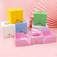 Fashion Flower Paper Valentine'S Day Jewelry Boxes main image 1