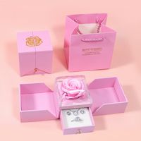 Fashion Flower Paper Valentine'S Day Jewelry Boxes main image 3