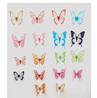 Retro Butterfly Plastic Wall Sticker main image 2