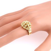 Vintage Style Round Hand Copper Plating Open Ring 1 Piece main image 10