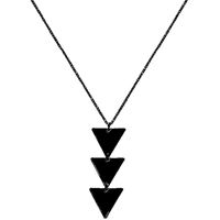 Simple Style Triangle Copper Plating Pendant Necklace 1 Piece main image 3