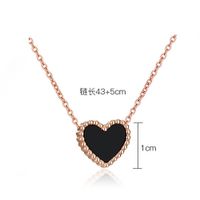 Double Layered Round Bead Necklace Female Creative Sense Of All-match Tassel Stainless Steel Short Necklace sku image 2