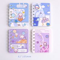 Cute Creative Cartoon Coil Portable Stationery Mini Notebook 1 Piece main image 3