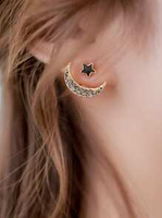 Retro Ethnic Style Geometric Alloy Artificial Rhinestones Earrings sku image 7