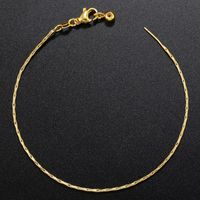 Simple Style Geometric Copper Gold Plated Necklace In Bulk main image 5