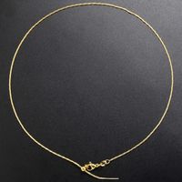 Einfacher Stil Geometrisch Kupfer Vergoldet Halskette In Masse sku image 3