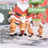 Christmas Santa Claus Plastic Resin Christmas Hanging Ornaments 1 Piece main image 4