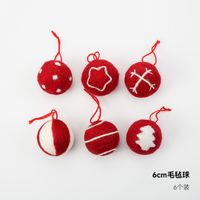Christmas Fashion Christmas Tree Heart Shape Snowflake Acrylic Party Hanging Ornaments 1 Set sku image 4