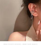 Retro Heart Shape Flower Alloy Plating Inlay Artificial Gemstones Pearl Women's Ear Clips 1 Pair sku image 9