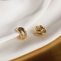 Retro Heart Shape Flower Alloy Plating Inlay Artificial Gemstones Pearl Women's Ear Clips 1 Pair sku image 45