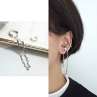 Retro Heart Shape Flower Alloy Plating Inlay Artificial Gemstones Pearl Women's Ear Clips 1 Pair sku image 26