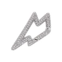 1 Piece Gold Plated Zircon Heart Shape Simple Style main image 3