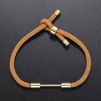 Simple Style Geometric Brass Handmade Bracelets 1 Piece main image 5