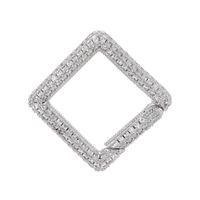 1 Pièce Plaqué Or Zircon Forme De Cœur Style Simple sku image 6