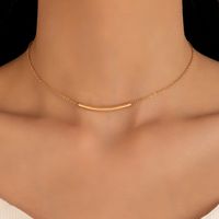 Fashion Solid Color Alloy Women's Necklace 1 Piece main image 2