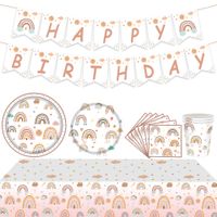 Birthday Rainbow Paper Party Tableware sku image 14