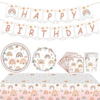 Birthday Rainbow Paper Party Tableware sku image 15