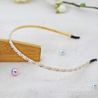 Mode Blume Metall Inlay Künstliche Perlen Künstlicher Diamant Haarband 1 Stück sku image 69