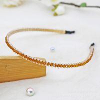 Mode Blume Metall Inlay Künstliche Perlen Künstlicher Diamant Haarband 1 Stück sku image 104