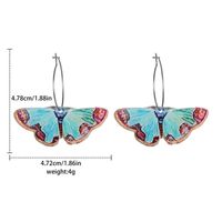 Style Simple Papillon Arylique Placage Femmes Boucles D'oreilles Cerceau 1 Paire main image 9