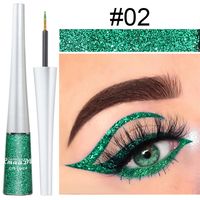 New Style 16-color Colorful Sequins Shiny Glitter Powder Liquid Eyeliner main image 7