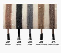 Double Head With Brush Automatic Rotation Waterproof Non-smudge Triangle Eyebrow Pencil sku image 1