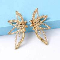 Fashion Flower Alloy Inlay Artificial Diamond Women's Ear Studs 1 Pair main image 2