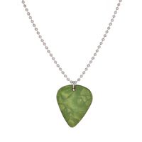 Simple Style Heart Shape Arylic Alloy Women's Pendant Necklace 1 Piece sku image 5
