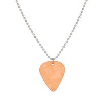 Simple Style Heart Shape Arylic Alloy Women's Pendant Necklace 1 Piece sku image 3