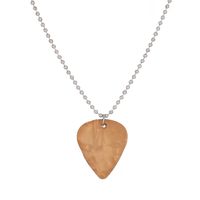 Simple Style Heart Shape Arylic Alloy Women's Pendant Necklace 1 Piece sku image 6