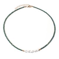 Elegant Irregular Imitation Pearl Glass Beaded Women's Necklace 1 Piece sku image 4