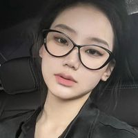 Fashion Solid Color Ac Cat Eye Full Frame Optical Glasses main image 8