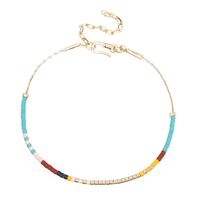 Simple Miyuki Rice Beads Rainbow Hand-woven Tassel Beaded Bracelets sku image 10