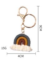 Fashion Rainbow Metal Tassel Bag Pendant Keychain sku image 5