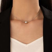 Simple Style Geometric Ball Alloy Patchwork Women's Choker 1 Piece sku image 2